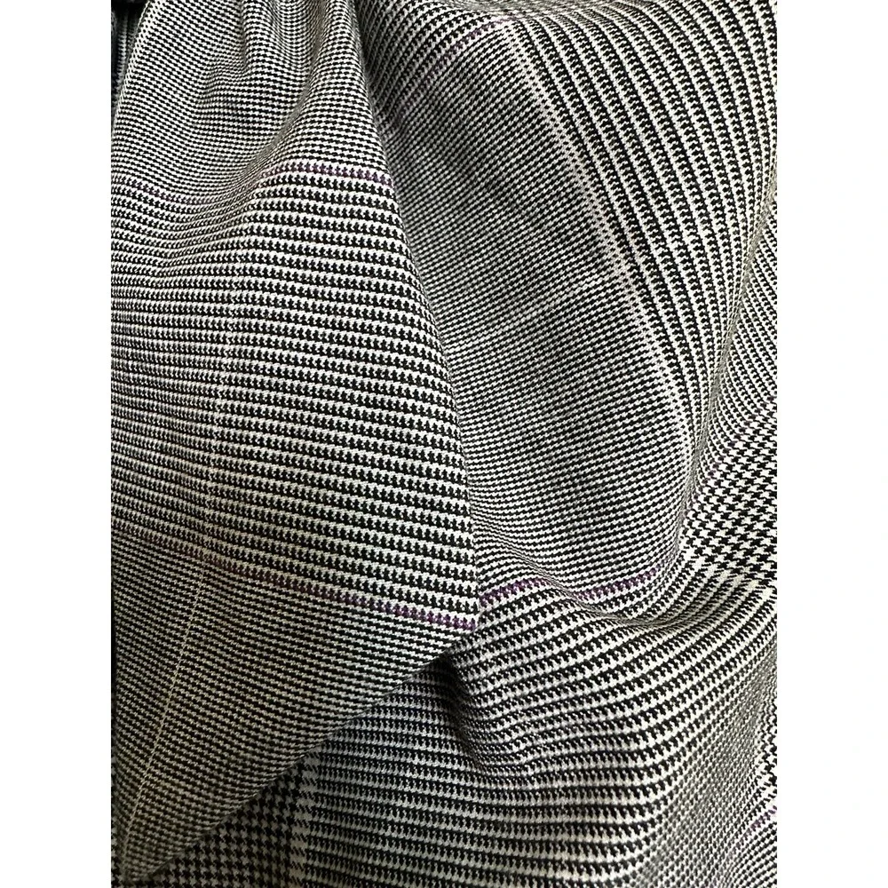 Who What Wear‎ Women's Wrap Skirt Black Plaid Size 4
